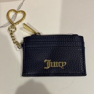 Juicy Couture Card Holder with Gold Accents